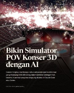 Sampul ebook Bikin Simulator POV Konser 3D dengan AI