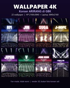 Sampul Wallpaper 4K Konser ARIRANG di GBK